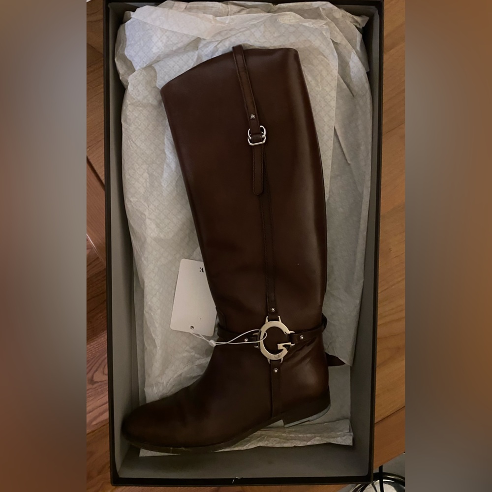 Brown/Cocoa Gucci Equestrian Boots